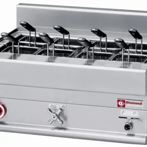 Beperkte Voorraad Pastakoker elektrisch capaciteit 40 liter -Top- 400V - 700x650x(h)280/380mm