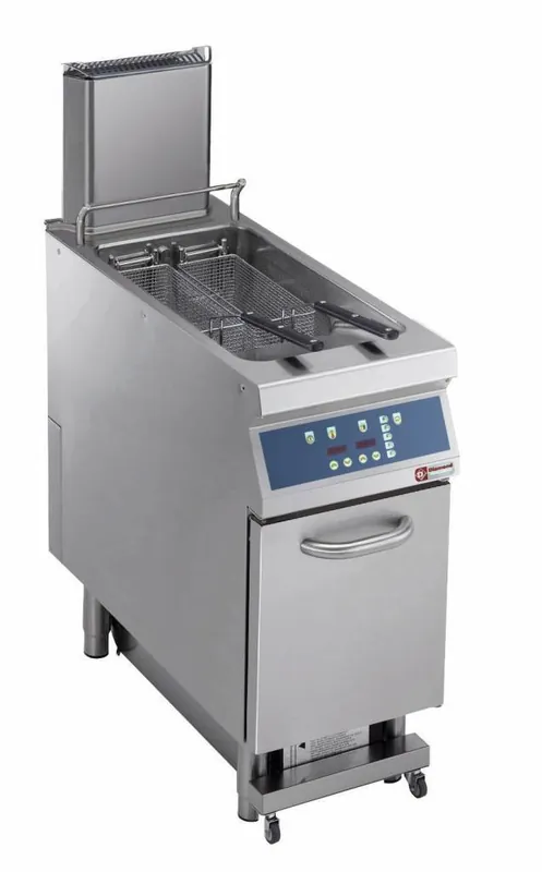 Friteuse - Elektrisch - 23 Liter - 400V - 18kW - Op onderstel - Digitaal- 400x900x(h)850/1200mm Must-Have