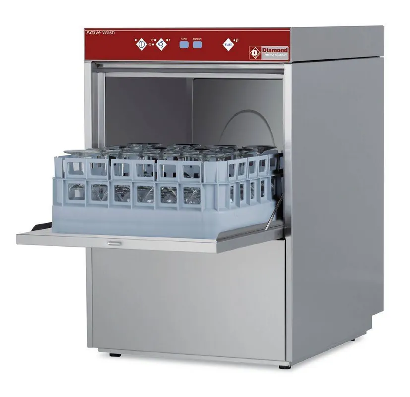 Lage Prijs Glazenspoelmachine - 40x40cm - 465x550x710(h)mm - 30cm Laadhoogte - Made in Italy