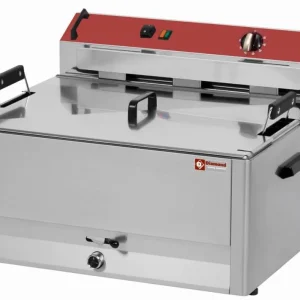 Friteuse Elektrisch - Bakkerij Vis en Oliebollen - 30L - 400V - 15kW - 670x650x(h)370mm Must-Have