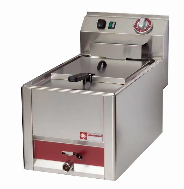 Elektrische friteuse 8 liter, -Top- - 330x600x(h)290mm Nu Kopen
