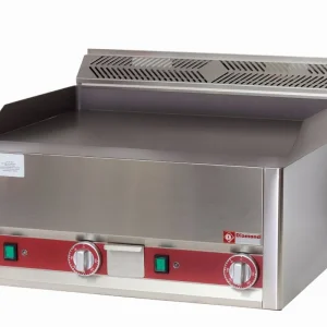 Dubbele elektrische vlakke bakplaat -Top- - 660x600x(h)290mm Shop Nu