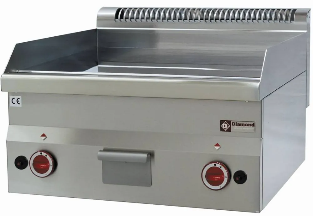 Merkproduct Bakplaat op gas met vlakke plaat -Top- - 600x600x(h)280/400mm