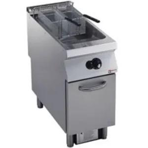 Gasfriteuse - 23 Liter - Buitenkant Branders - op Kast - 400x900x(h)850/920mm Koop Vandaag