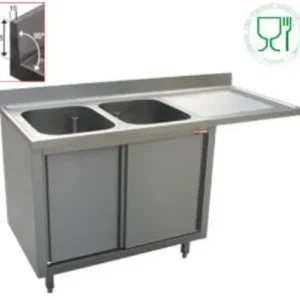 Spoelbak 1800x700(H)x880mm Speciale Aanbieding