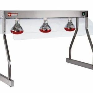 Trancheerplaat - 3 x 250W Lamp - 1050 mm - 0,75 kW - 3 x 1/1GN Hete Deal