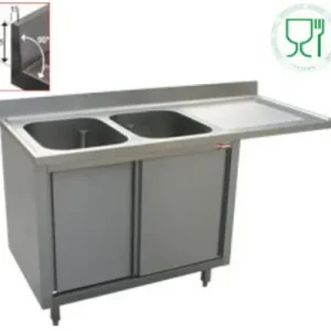 Spoelbak 1600x700(H)x880mm Premium