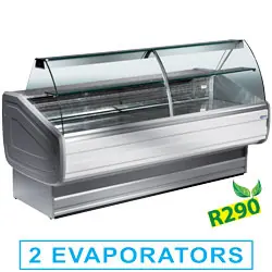 Vitrine Toonbank - Granieten werkblad - Gekoeld 4° / 6° - 1500x1060x(H)1270mm Goedkoop