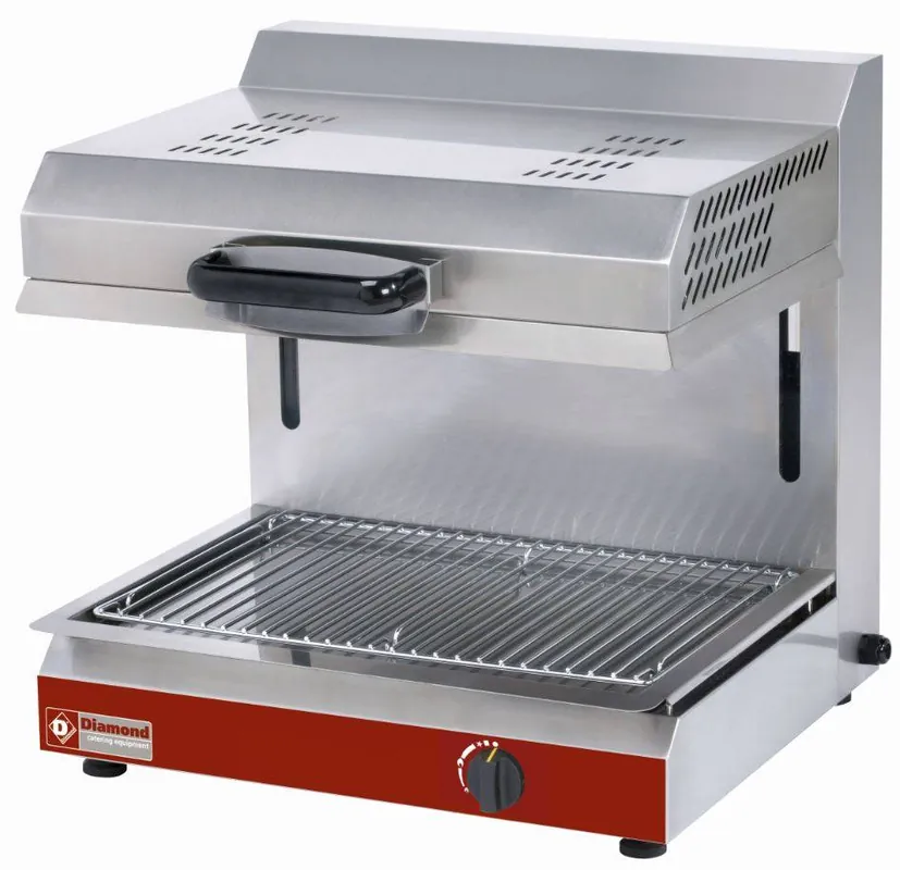 Lage Kosten Salamander - 1 Rooster - met Lift - 60x51x(h)55cm - 5KW