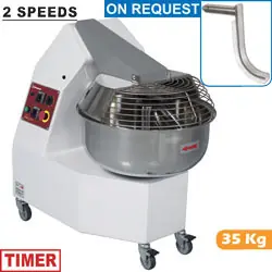 Bestseller Pizzadeeg kneder - 30kg - 2 snelheden - 640x100x(h)650mm
