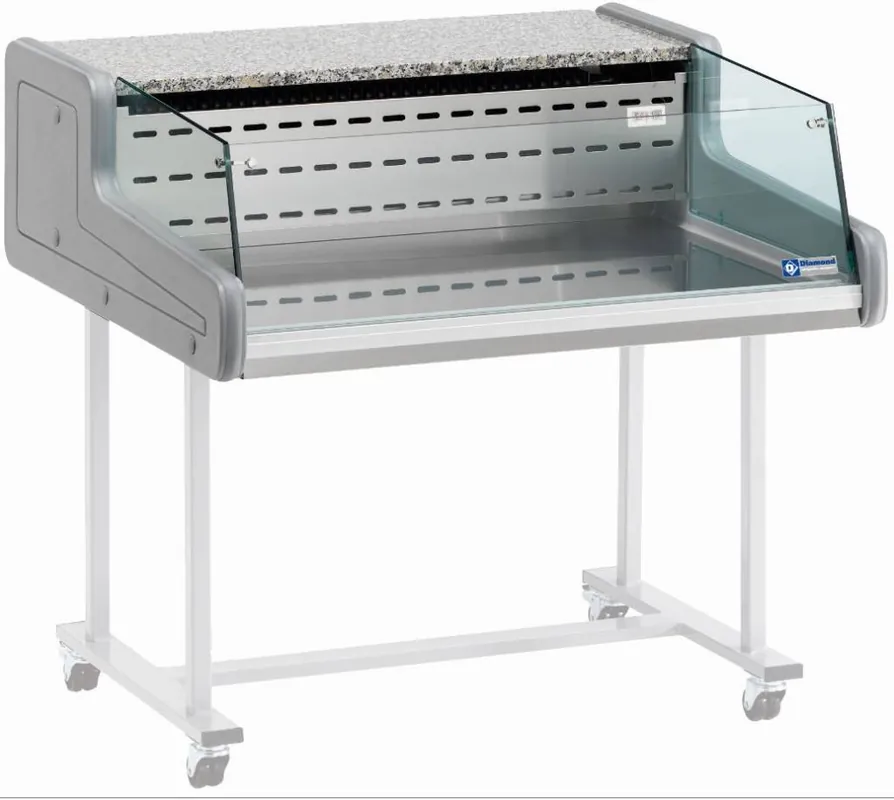 Veilige Betaling Vitrine Toonbank - Gekoeld +4°C / +6°C - Self-Service - 1000x930x(H)345mm