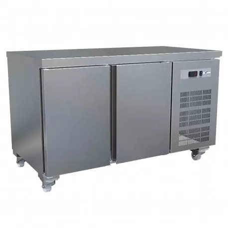 Koeltafel, geventileerd, GN 1/1, op wielen, 2 met remmen - 1350x700x(h)850mm Direct Beschikbaar