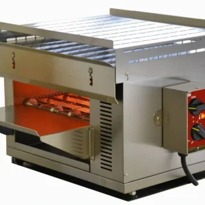 Quartz oven met lopende band - verstelbare draai&verwarmingsvermogen - 47x72x(H)385 - 3000W Uitverkoop