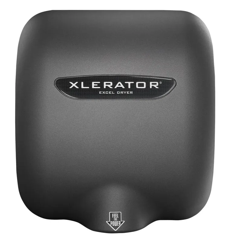 Gratis Retour Xlerator Handdroger Antraciet - Zeer Krachtig - 10 sec - 1400W - Graphite Krasbestendig