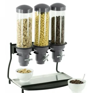 Populair Graandispenser Metaal - 3 ABS Buizen x 3 Liter - 460x390x640(h)mm
