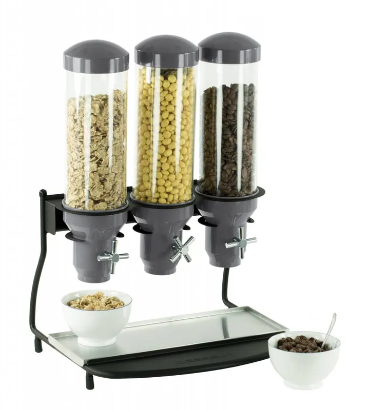 Populair Graandispenser Metaal - 3 ABS Buizen x 3 Liter - 460x390x640(h)mm
