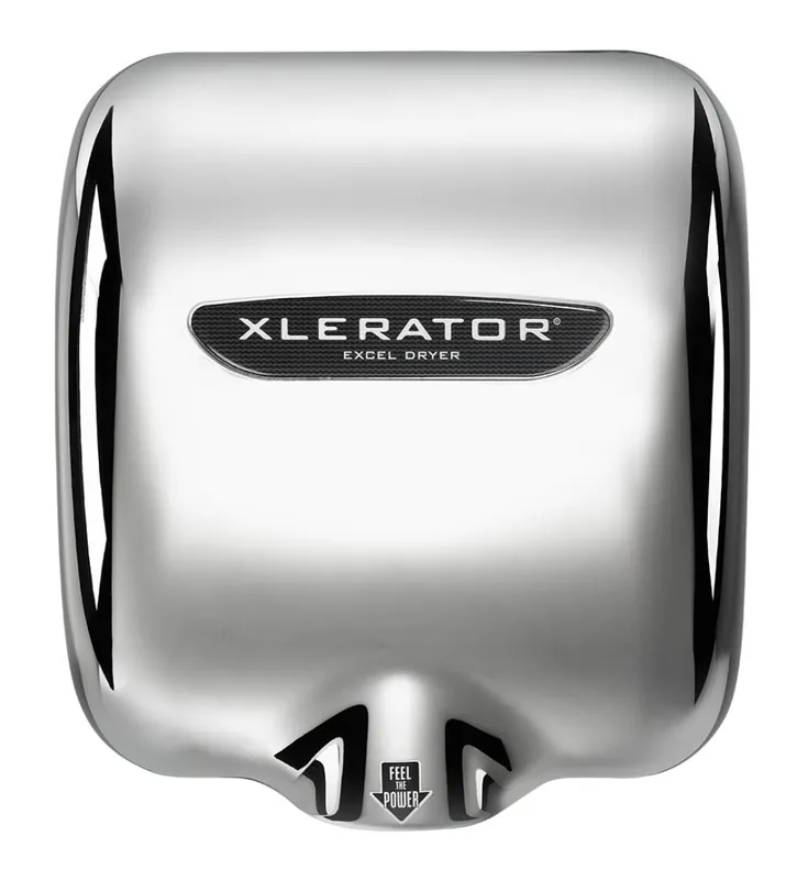 Voordeelprijs Xlerator Handdroger XL-C Chroom - Zeer Krachtig - 10 sec - 1400W - Vandalisme Bestendig