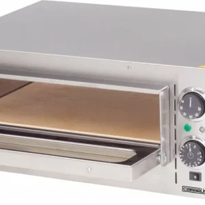 Betaalbaar Pizza Oven - RVS - Dubbel Verwarmingssysteem - 2000W -550x430x(H)245mm