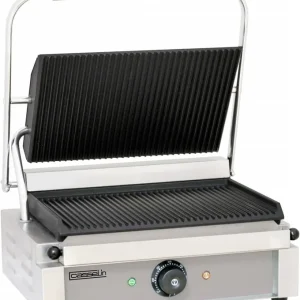 Grill Panini - Geribd/Geribd - 410x370x(h)200mm - 2200W Nu Kopen