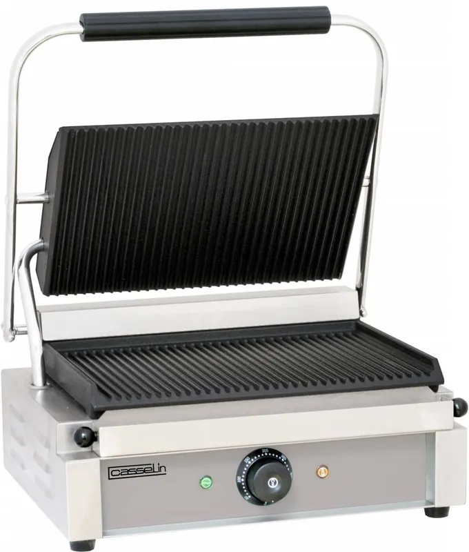 Grill Panini - Geribd/Geribd - 410x370x(h)200mm - 2200W Nu Kopen
