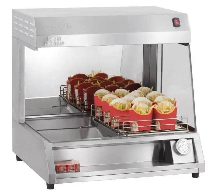 Frites Warmhoudunit - 7 Rekjes - 1kW - 680x600x665(h)mm Op = Op