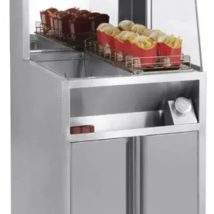 Frites Warmhoudunit - 9 Rekjes - 900W - 600x700x1500(h)mm Laatste Versie