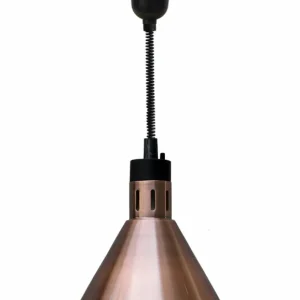 Populair Warmhoudlamp Brons - Verstelbaar Snoer - Ø275x(H)600/1800mm