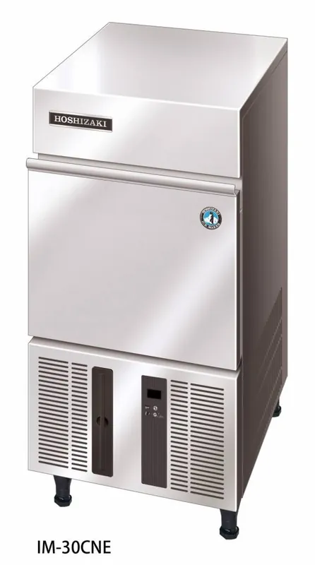 IJsblokjesmachine 28kg/24u - Hoshizaki IM-30CNE - Voorraad 11,5kg - IJsblokken maat L Tijdelijk Beschikbaar