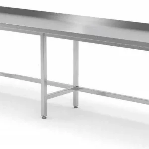 Dagaanbieding RVS Werktafel + Spatrand + Steunbalk HEAVY DUTY 2000(b)x700(d)x885(h)mm