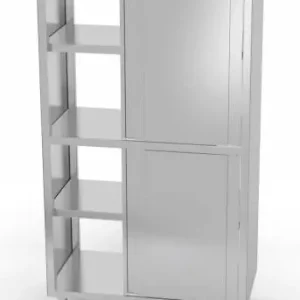 Weekendaanbieding Opbergkast Dubbelzijdig 800x700x2000(h)mm + 8 Schuifdeuren + 3 Planken HEAVY DUTY