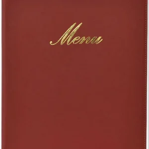 Seizoensaanbieding Menumap Classic - Wijnrood A4