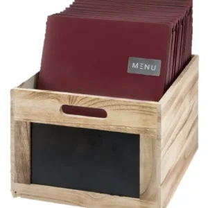 Houten Kratje met Krijtbord - Zelfmontage! - 210x350x283mm Goedkoop