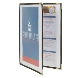 Voordeelprijs Menukaart Crystal A4 - Dubbel - 3 Stuks