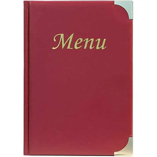 Meest Verkocht Menukaart Basic - Wijnrood - 10 x A5
