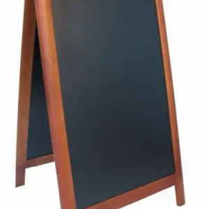 Stoepbord 100% Hardhout Donker Bruin - Duplo 70x120 - DELUXE Tijdelijk Beschikbaar