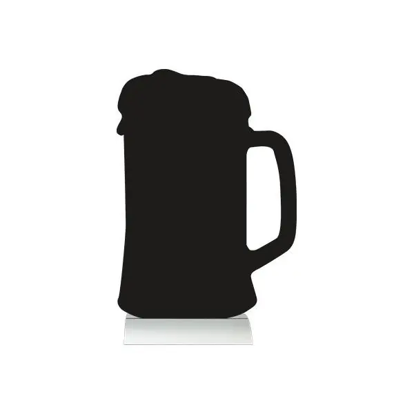 Hete Deal Tafelkrijtbord Aluminium Silhouet Beer Incl. Krijtstift