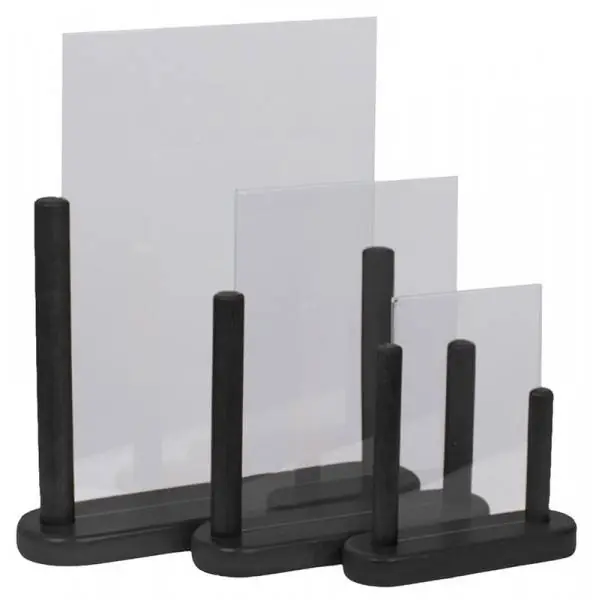 Tafel Poster display Zwart - 3 maten Snelle Levering