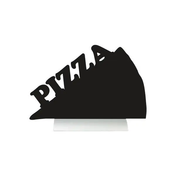 Tafelkrijtbord Aluminium Silhouet Pizza Incl. Krijtstift Lage Kosten