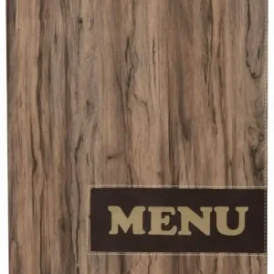 Aanbieding Menumap Design - Wood A4