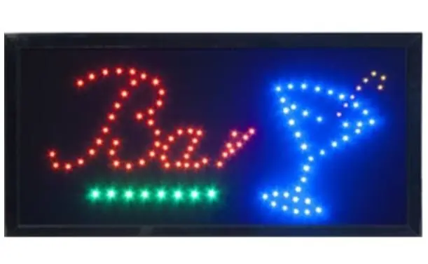 LED Bord 'Bar' - 48x24x2cm Betrouwbaar