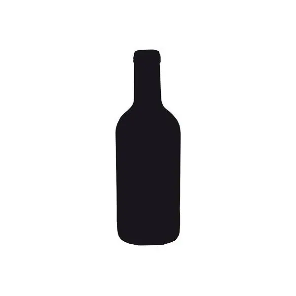 Hete Deal Silhouet Wandkrijtbord Fles Incl. Krijtstift
