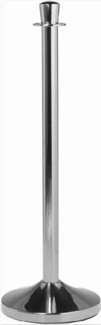 Afzetpaal Chroom Classic 13 kg - Hoogte 1m - HEAVY DUTY - XXL AANBIEDING! Beste Prijs