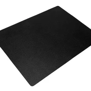 Zwart Lederen Placemat - 45x33mm Hete Deal