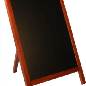 Krijtbord 100% echt mahoniehout - Enkel 550x850mm - DE LUXE Must-Have