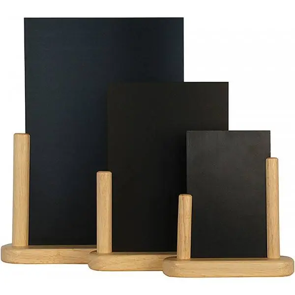 Nieuw Tafel krijtbord Elegant Blank - Beschikbaar in 3 Maten