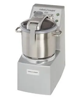 Gecertificeerd Robot Coupe Verticale Cutter R20SV - 4,4kW/400V - 20 Liter - Vacuümfunctie - 2 Snelheden: 1.500 & 3.000 RPM