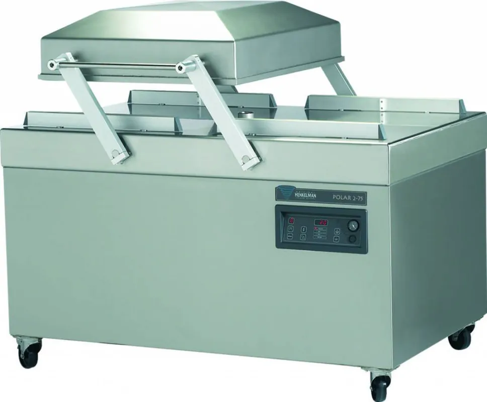 Weekendaanbieding Vacuummachine Polar 2-75 - Henkelman - 160m3 / 15-40 sec - Afm. Kamer 620x750x(h)250mm