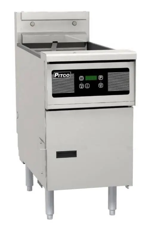 Koopje Friteuse Gas Digital - Pitco Solstice SG14S - 32kW - Olie 23Kg - 60Kg/u - 397x864x864(h)mm