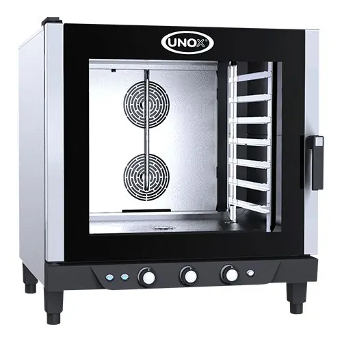 Convectieoven - 860x900x(h)960mm - 400V - XV593 Cheflux Manual - 7 x 1/1 GN Laatste Versie