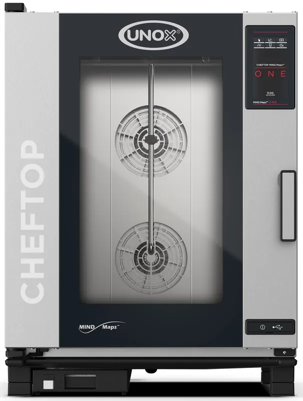 Tijdelijk Beschikbaar Combisteamer One Electric - XEVC-1011-E1R - 10 x GN 1/1 - 400V - 750x773x1010(h)mm